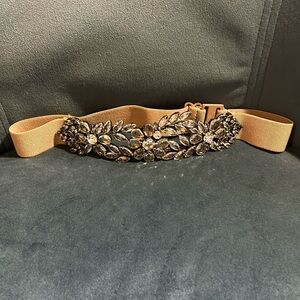 BCBG Flower bundle metal belt.